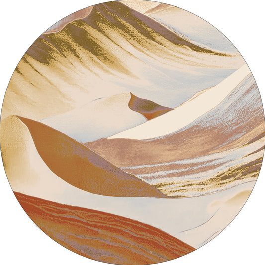 Rug MOMO rugs x NOŪRA studios - Dune Multicolour vibrant Round