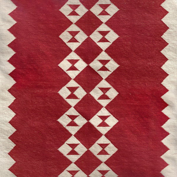 Stair Runner Sophie Cooney Raw Cotton Eye Duo Red