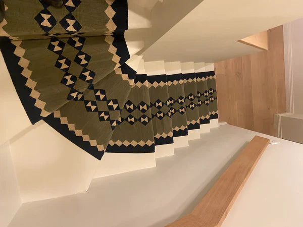 Stair Runner Sophie Cooney Amulet Wool Via Duo Moss Green