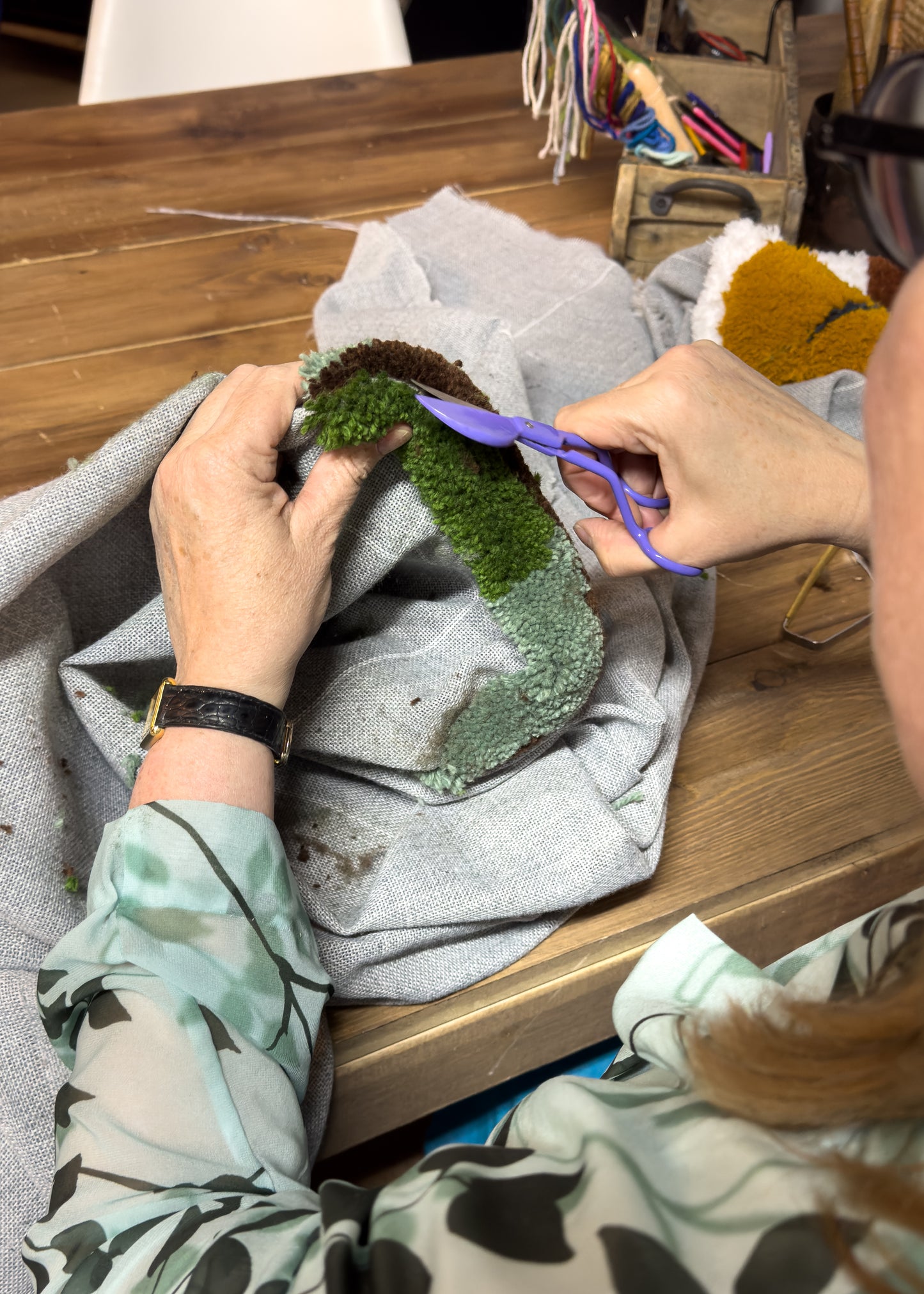 Workshop Rug Hand Tufting