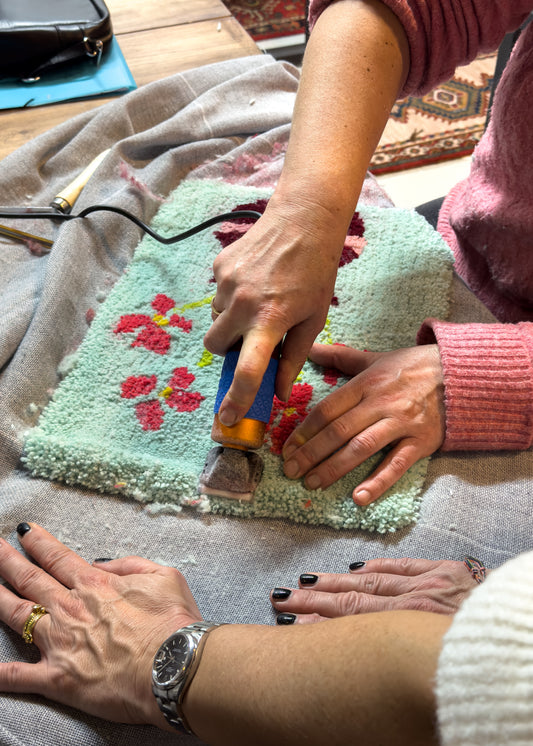 Workshop Rug Hand Tufting