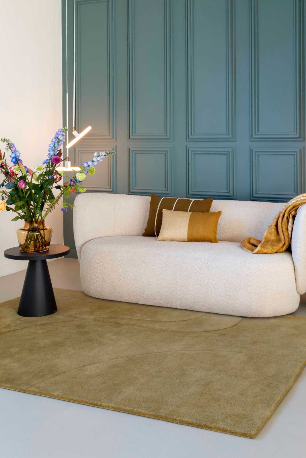 Rug MOMO Rugs Designer Elvire Instant Crush olive