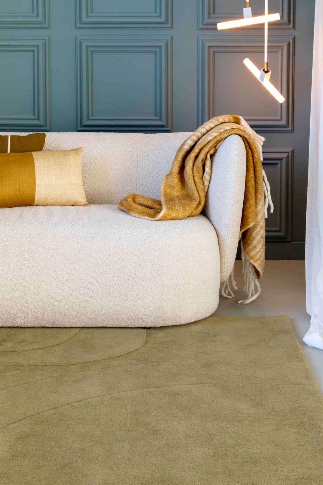 Rug MOMO Rugs Designer Elvire Instant Crush olive