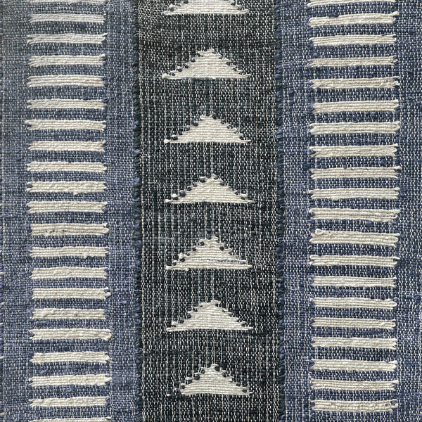 Stair Runner Sophie Cooney Rustic Jute Amina Blueberry Blue