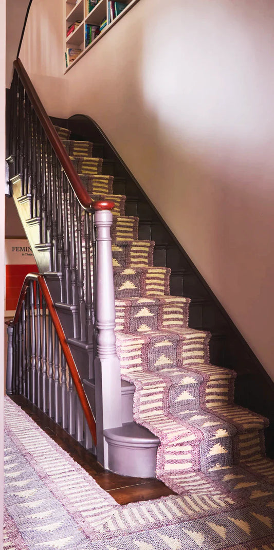 Stair Runner Sophie Cooney Rustic Jute Amina Purple