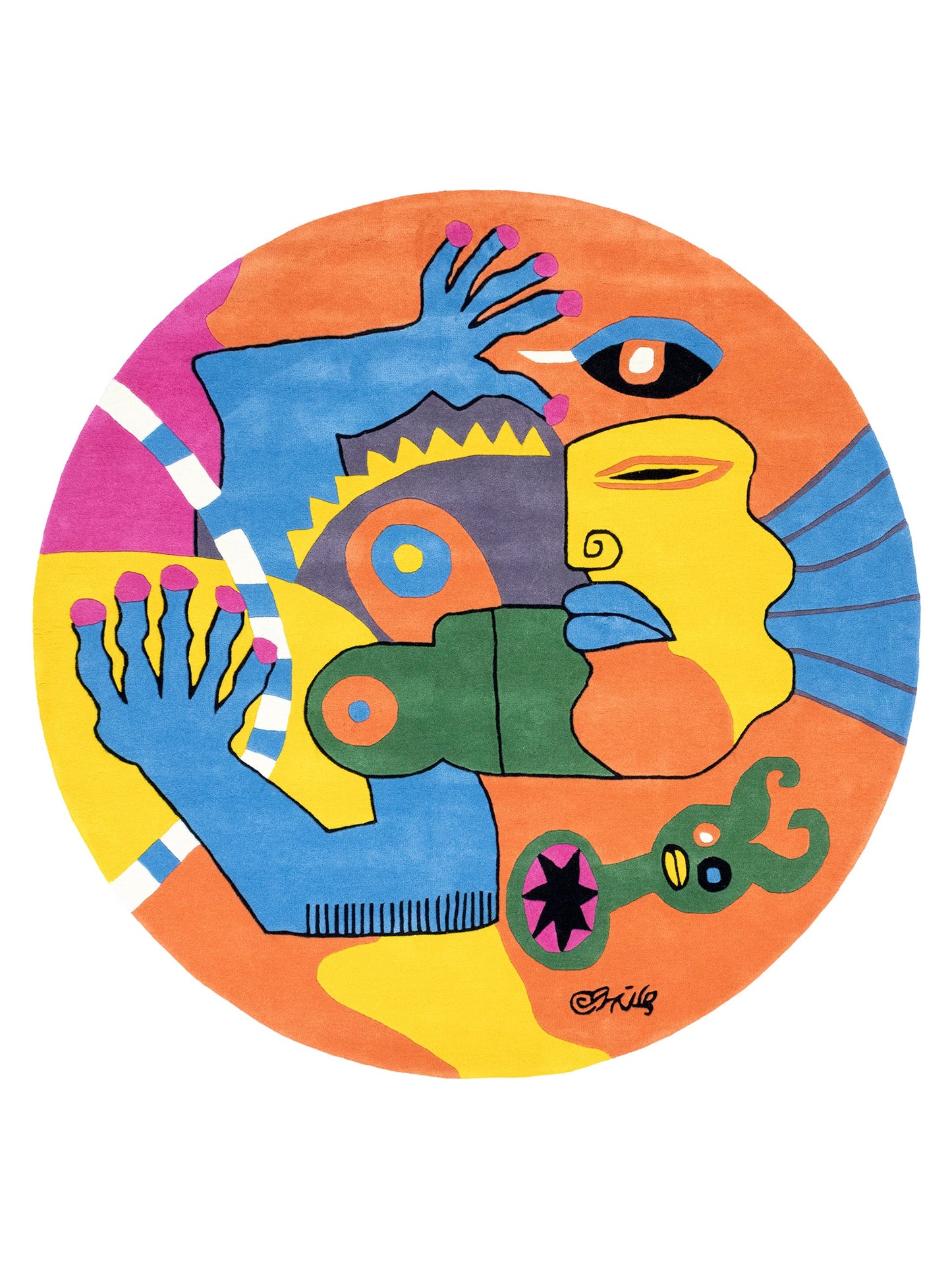 Tapestry MOMO Rugs Art | Clemens Briels | Prestame Tus Ojos Para Descubrirme