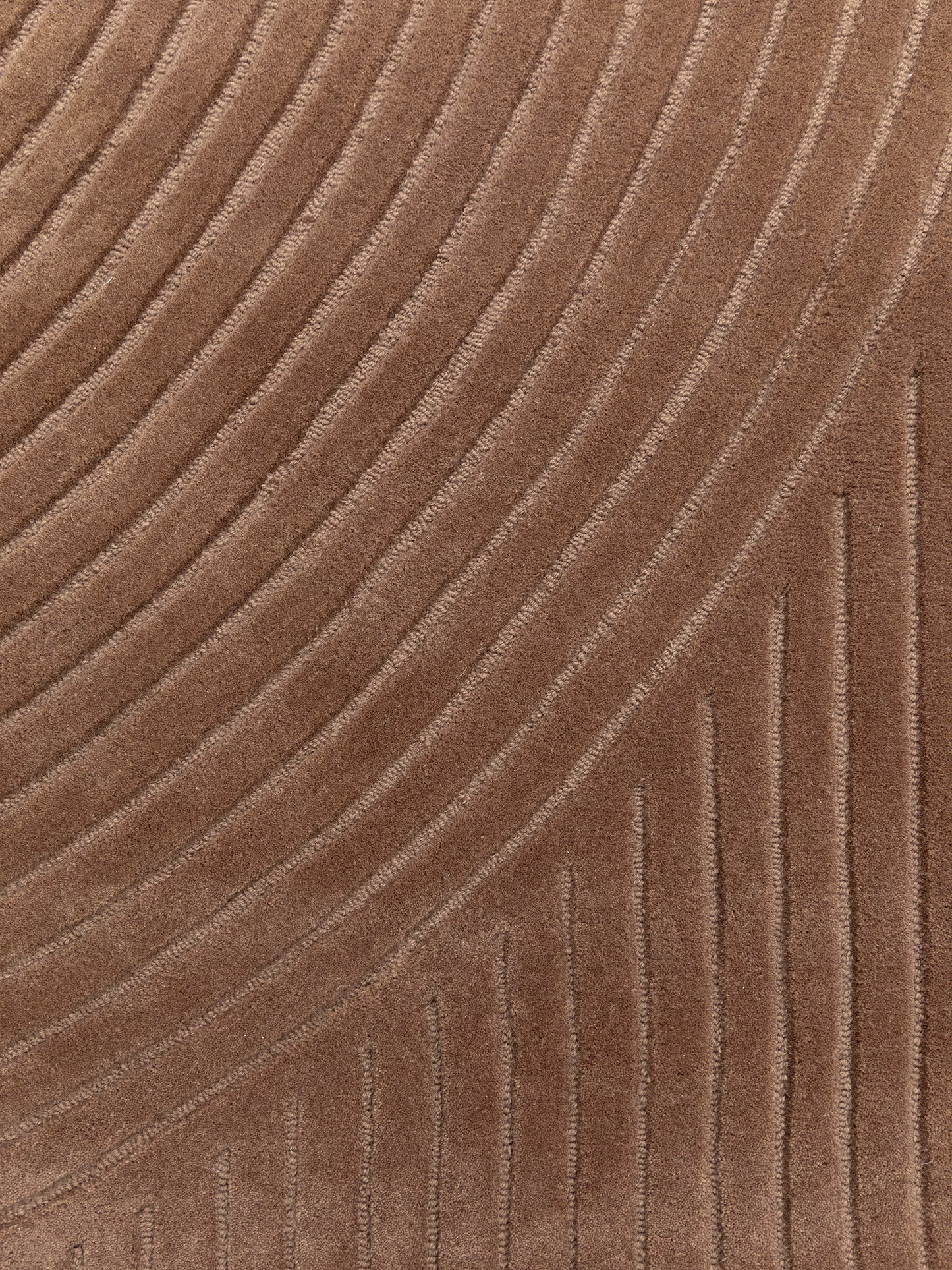Carpet MOMO Rugs Studio | Bending Lines Cocoa Mocha