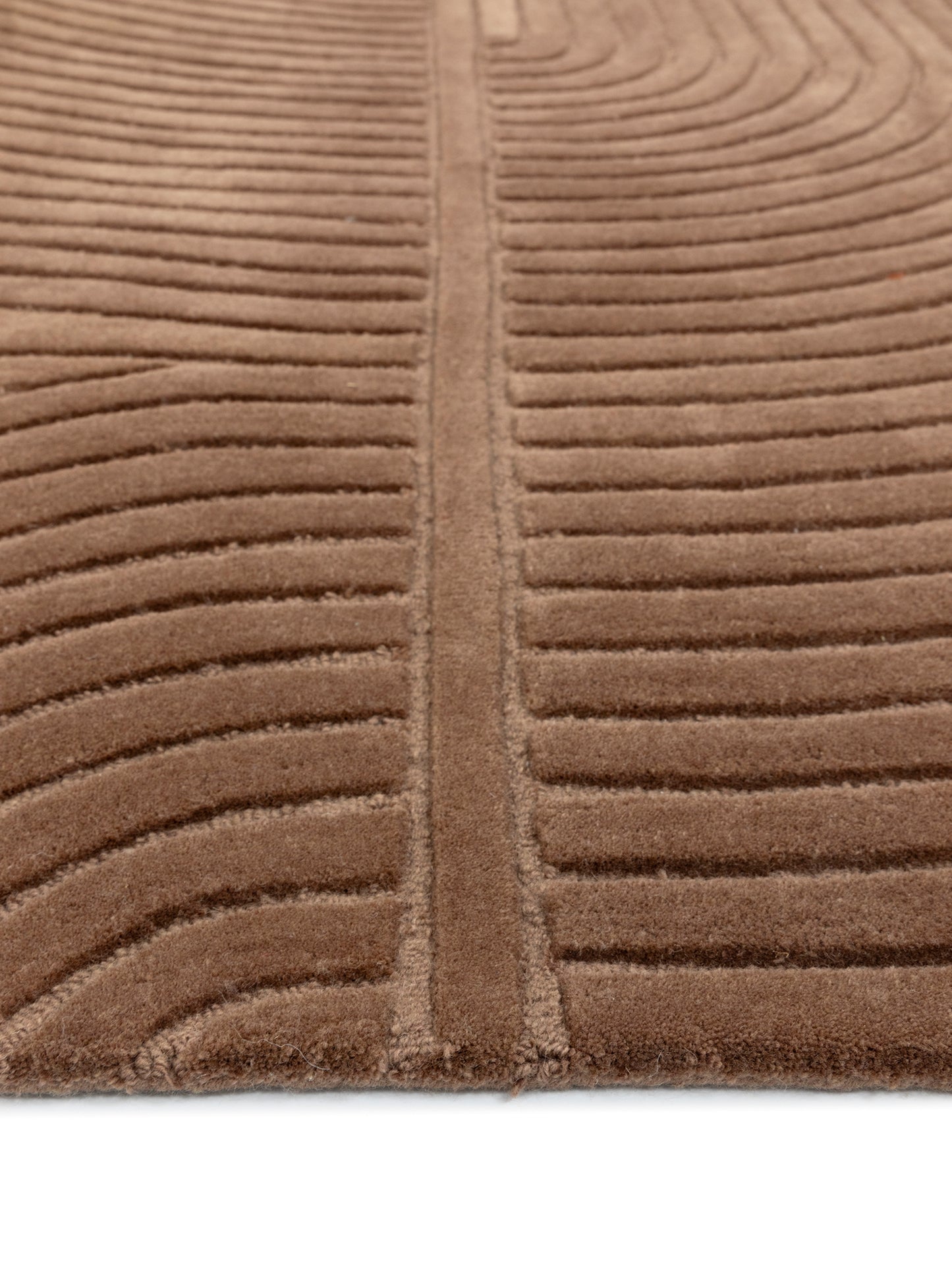 Carpet MOMO Rugs Studio | Bending Lines Cocoa Mocha