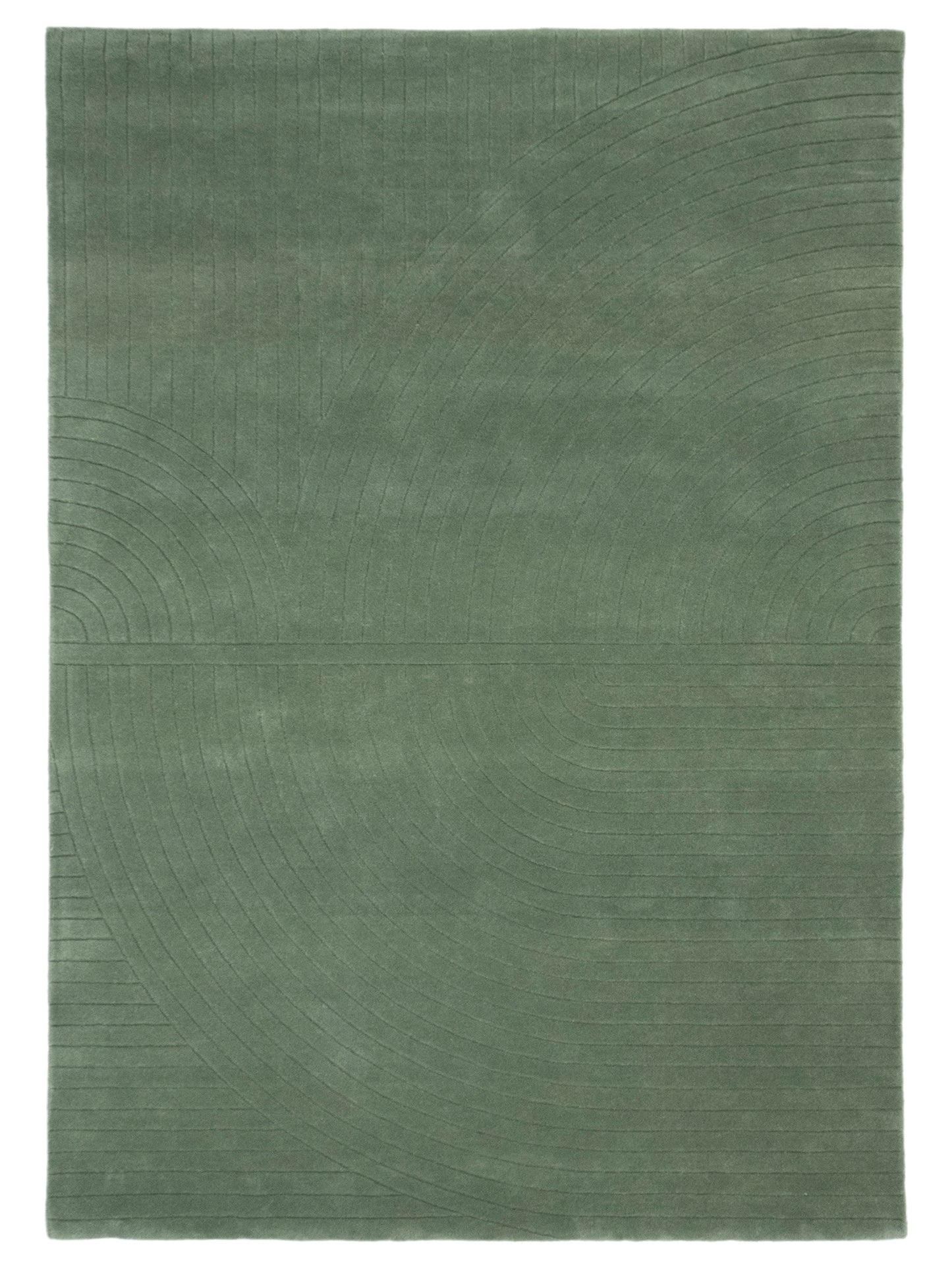 Carpet MOMO Rugs Studio | Bending Lines Forest Leaf
