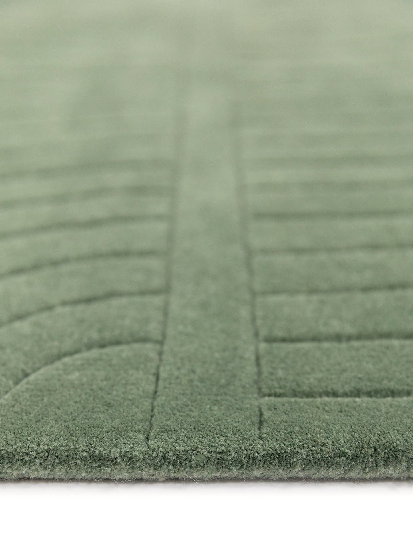 Carpet MOMO Rugs Studio | Bending Lines Forest Leaf
