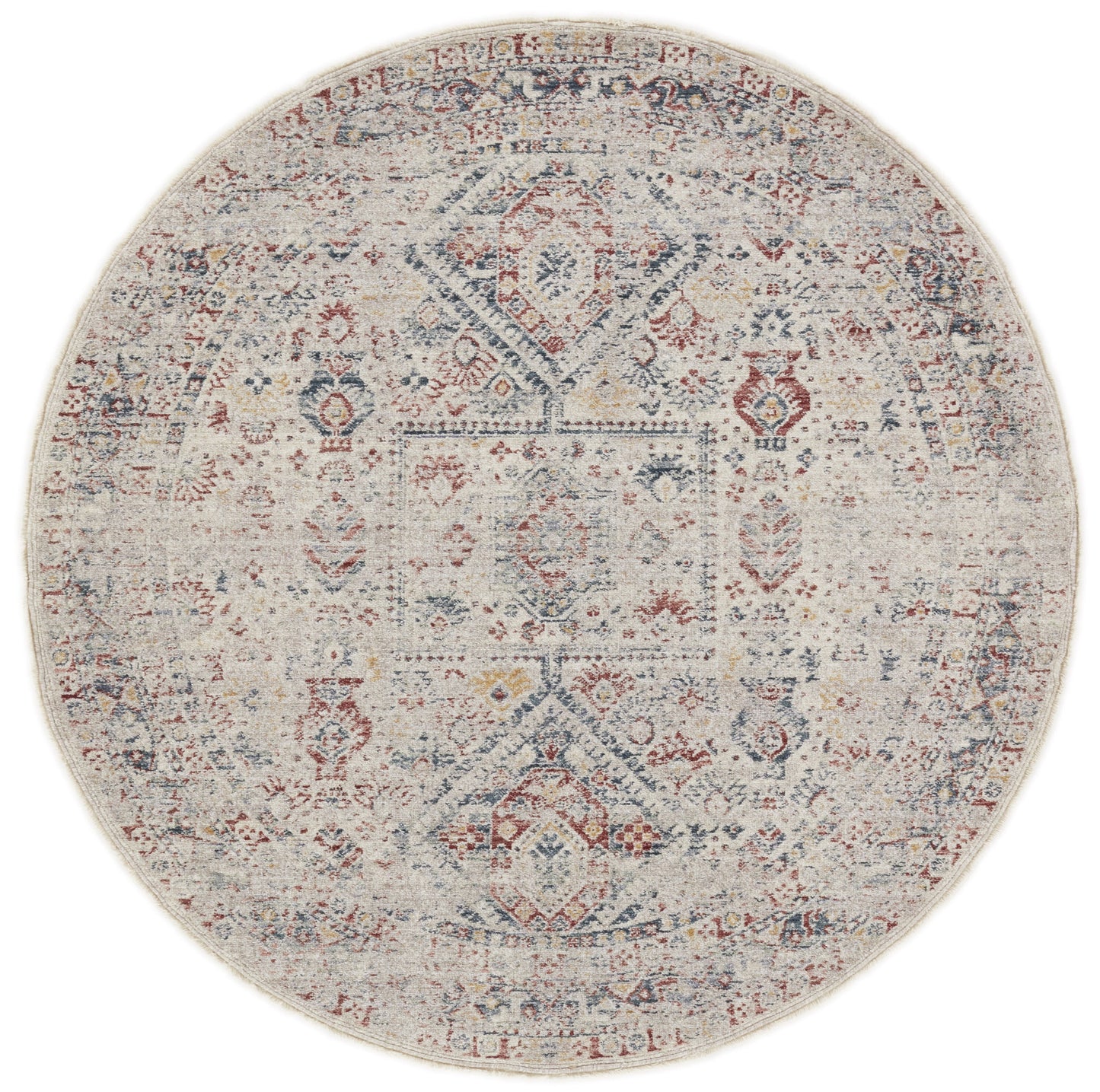 Rezas Every Day Antique Round Rug