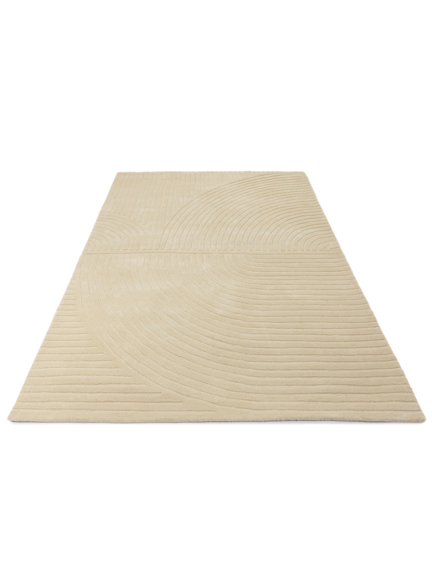 Carpet MOMO Rugs Studio | Bending Lines beige