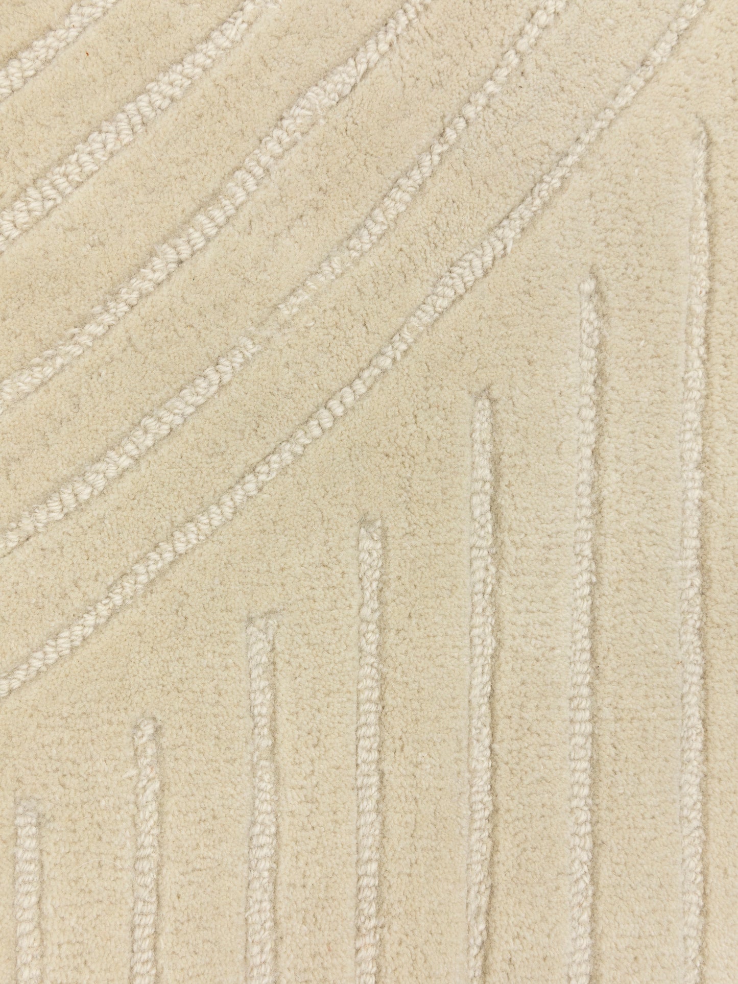 Carpet MOMO Rugs Studio | Bending Lines beige
