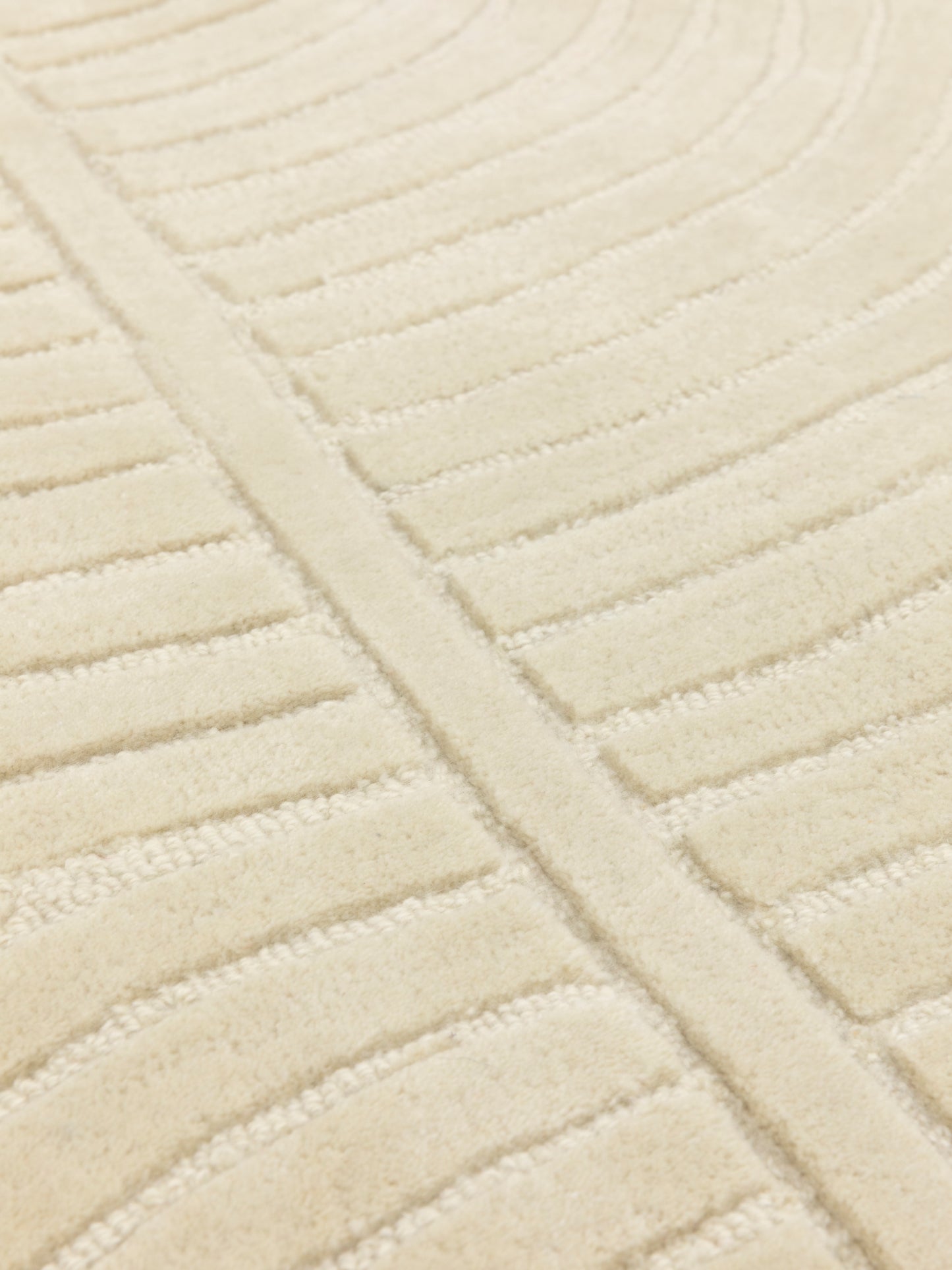 Carpet MOMO Rugs Studio | Bending Lines beige