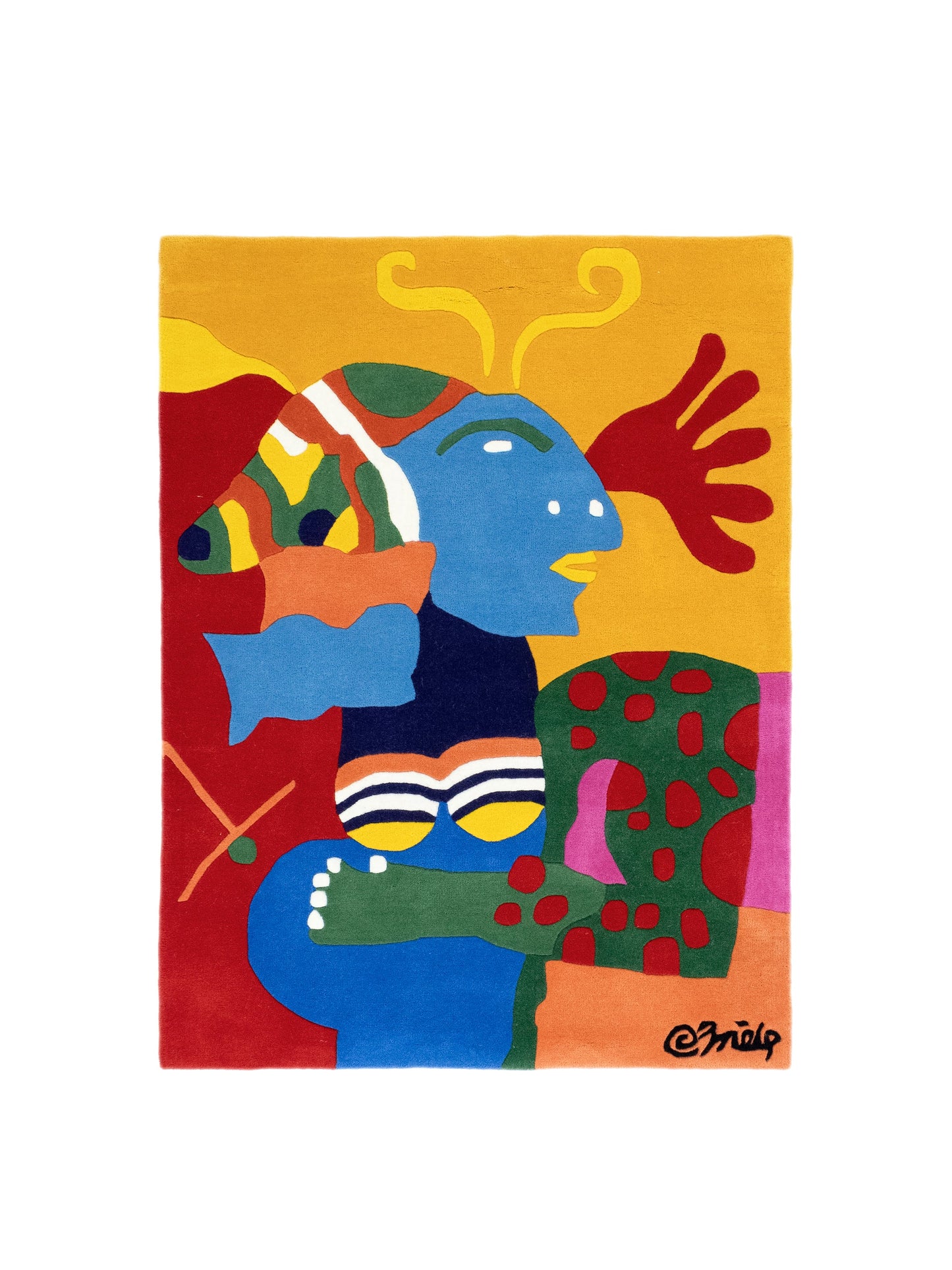 Tapestry MOMO Rugs Art | Clemens Briels | Des Sources Inconnues Deux