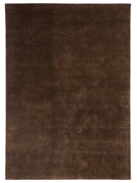 Carpet MOMO Rugs Studio | Relief Dark Brown