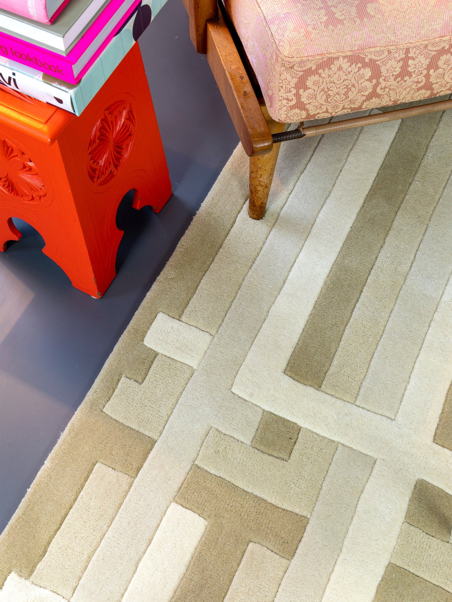 Rug MOMO Rugs Designer Marie-Gon Ministeck Lime Hint