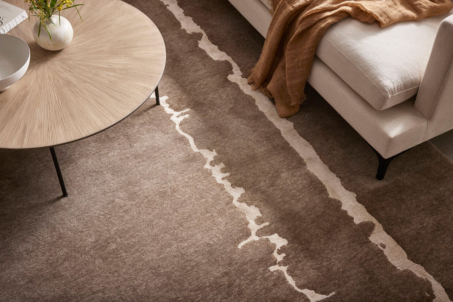 Carpet MOMO Rugs New Age Path Brown