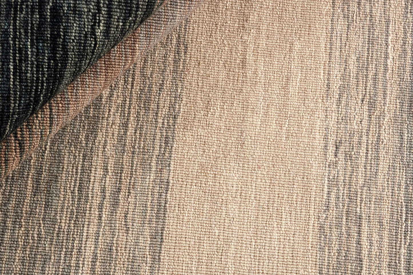 Carpet MOMO Rugs Panorama Kelim Black Grey