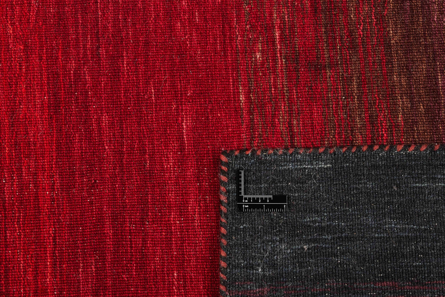 Carpet MOMO Rugs Panorama Kelim Black Red