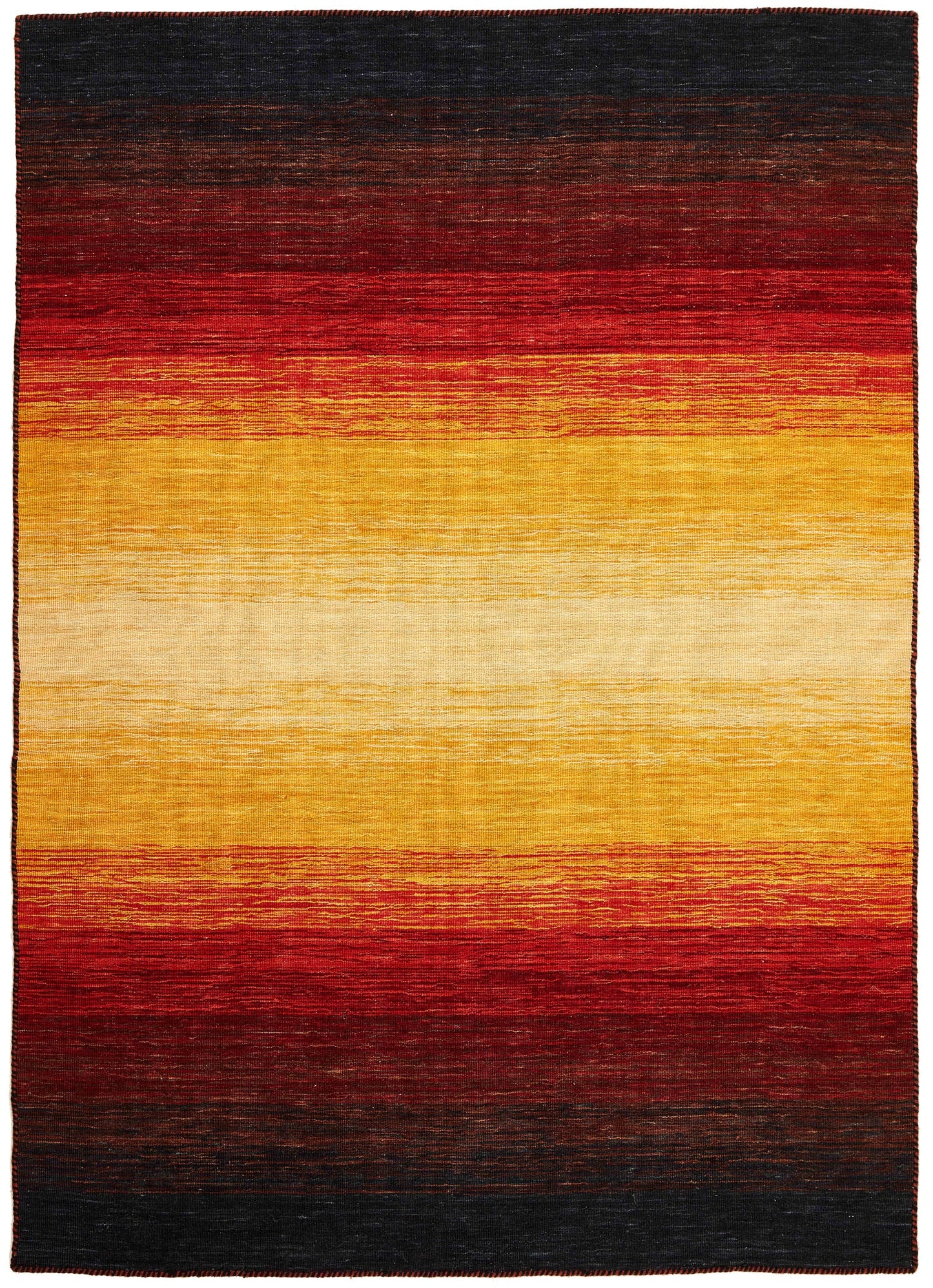 Carpet MOMO Rugs Panorama Kelim Black Terra
