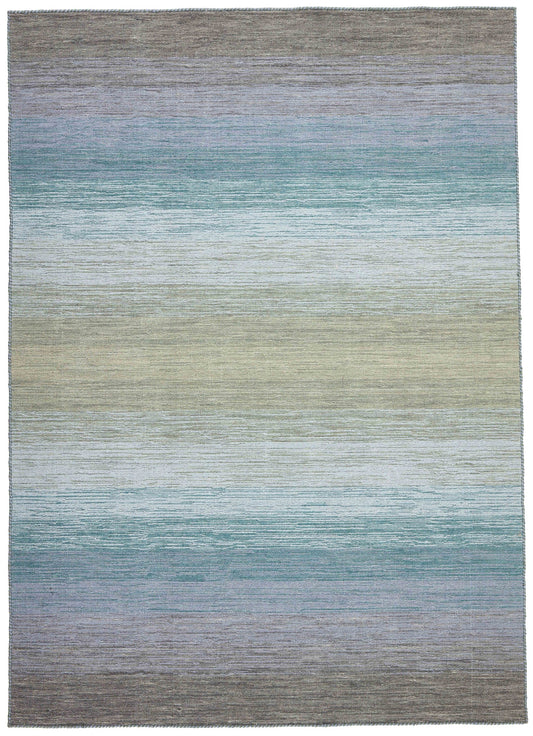 Carpet MOMO Rugs Panorama Kelim Grey Blue
