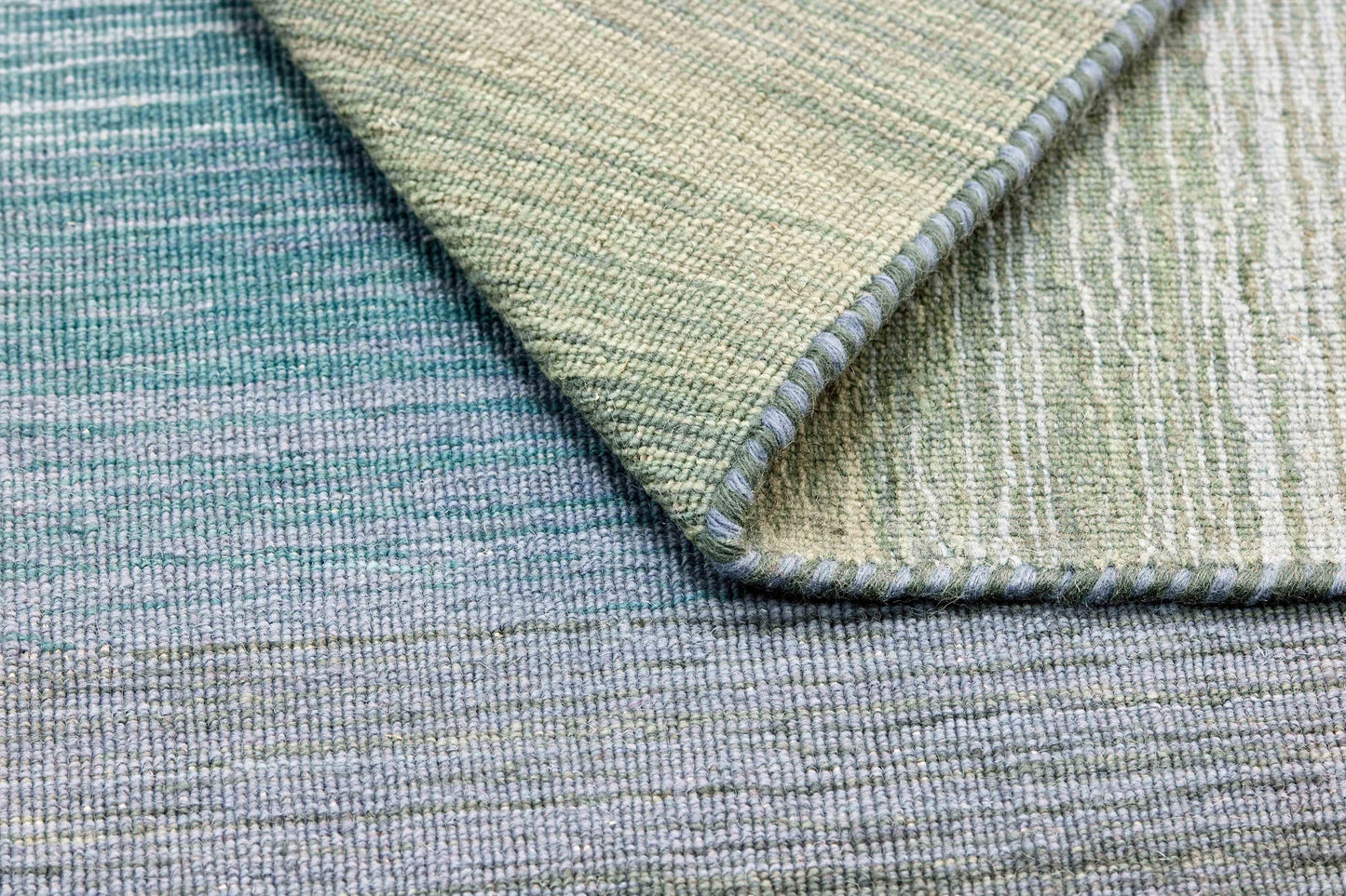 Carpet MOMO Rugs Panorama Kelim Grey Blue