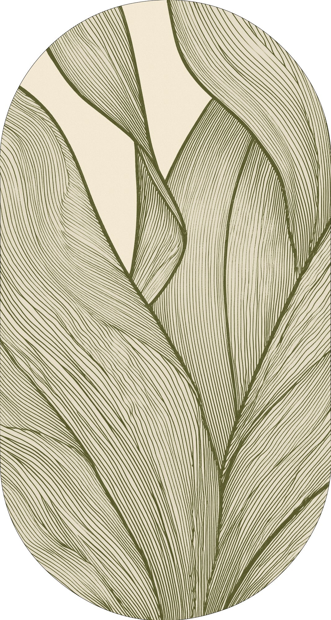 Rug MOMO rugs x NOŪRA studios - Botanical Beige/green capsule