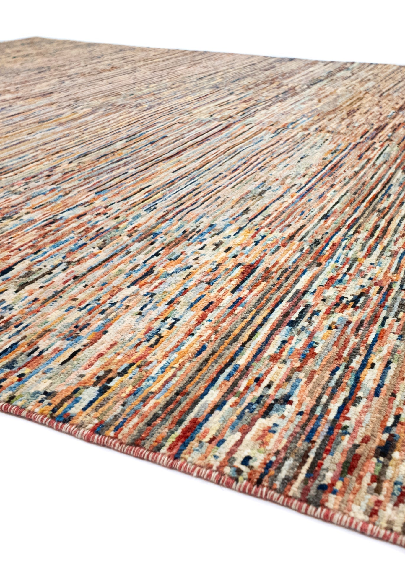 Unique Ziegler Stripe Rug 10971 | Hand-knotted from Afghanistan