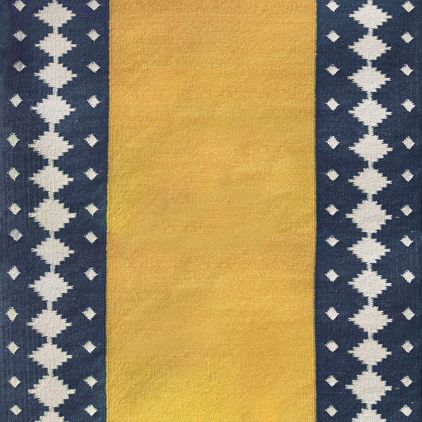 Stair runner Sophie Cooney Raw Cotton Rudis Via Yellow