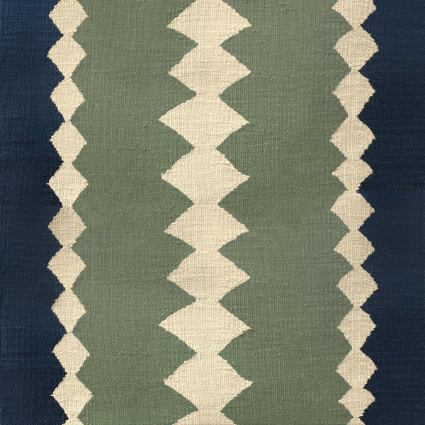 Stair carpet Sophie Cooney Amulet Wool Safari Moss Green