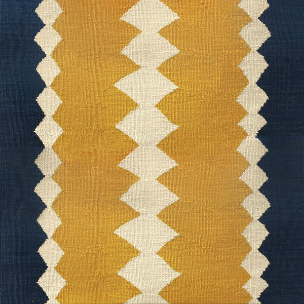 Stair runner Sophie Cooney Amulet Wool Safari Yellow