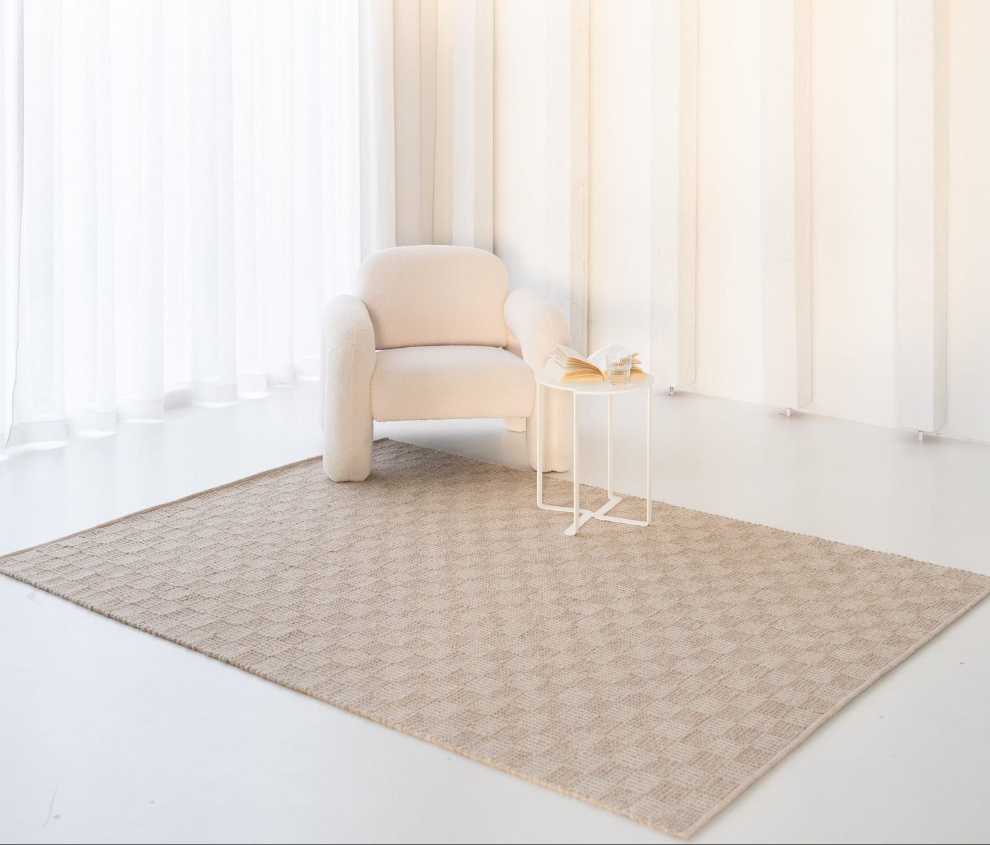 Carpet MOMO Rugs | Fine Serra Brown White