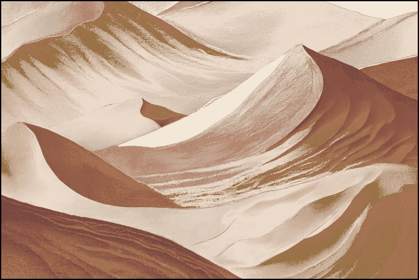 Rug MOMO rugs x NOŪRA studios - Dune Multicolour matt