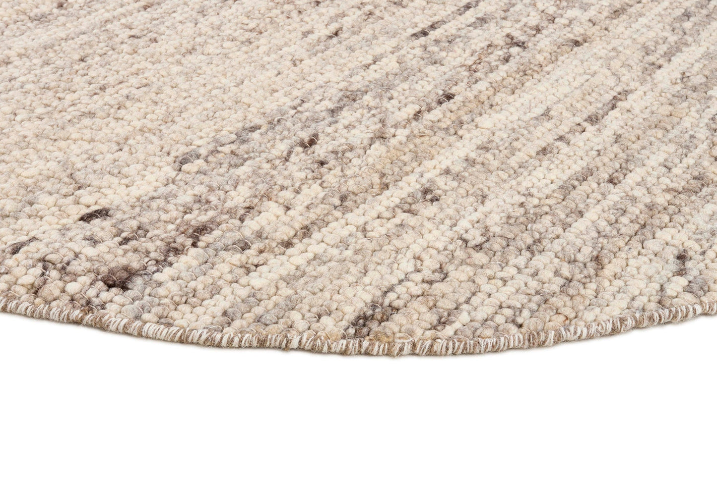 MOMO Rugs Stone Brown Round Carpet