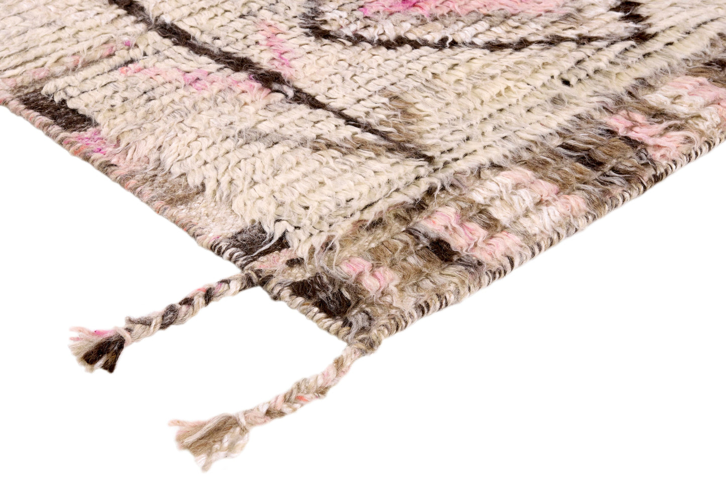 Carpet MOMO Rugs Tribe Ivory Pink