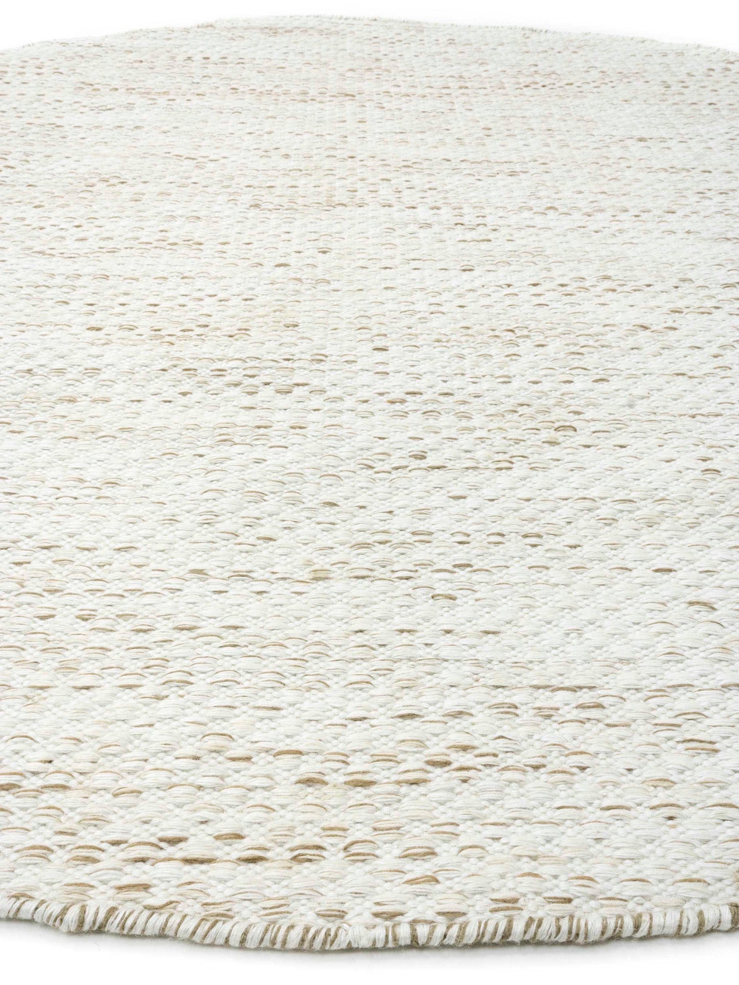 Rug MOMO Rugs Vaasa White Natural Round