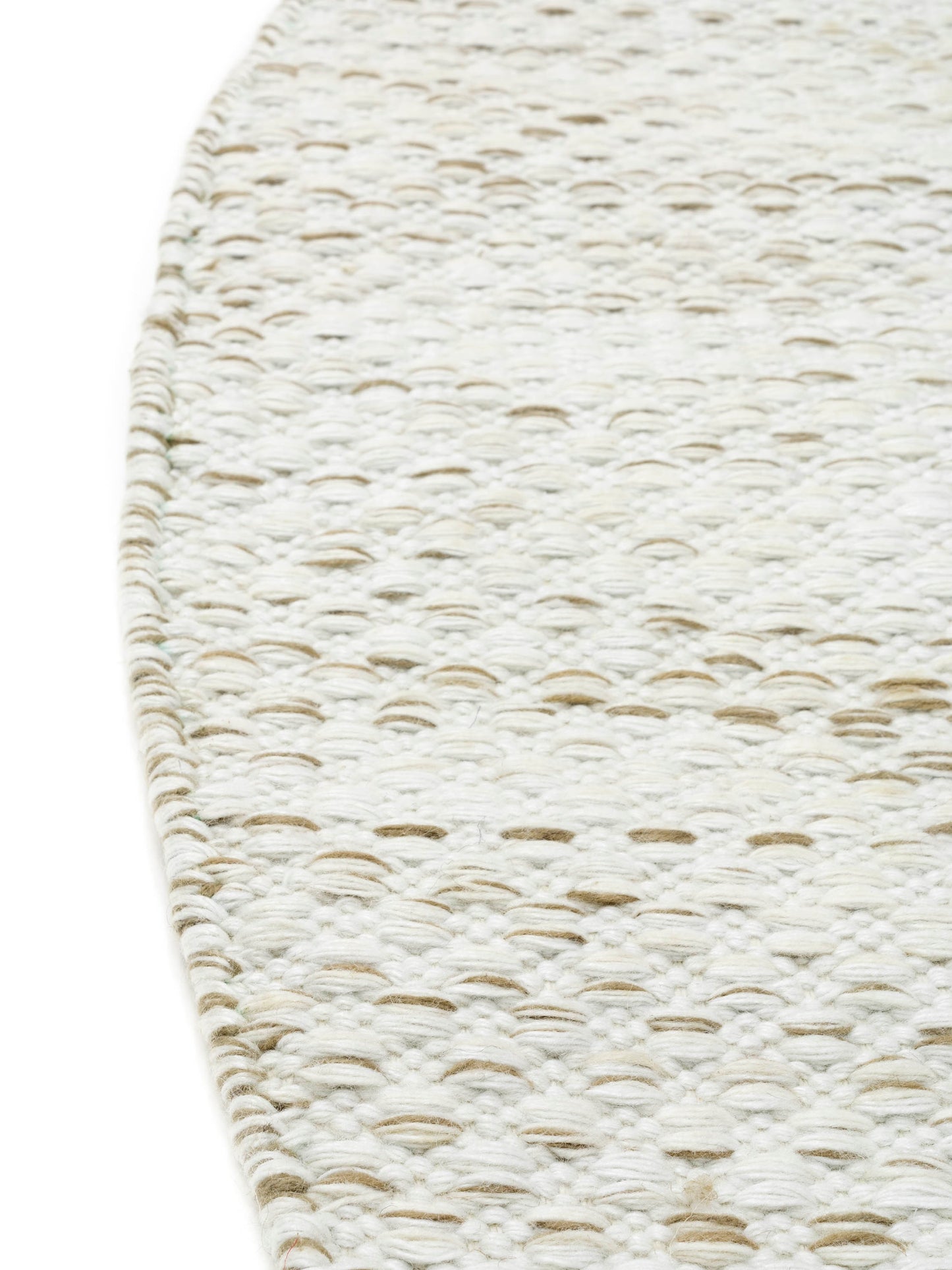 Rug MOMO Rugs Vaasa White Natural Round