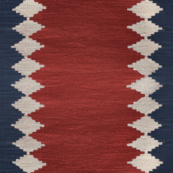 Stair Runner Sophie Cooney Amulet Wool Via Red