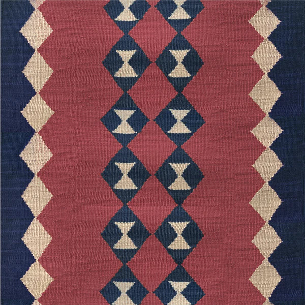 Stair Runner Sophie Cooney Amulet Wool Via Duo Raspberry