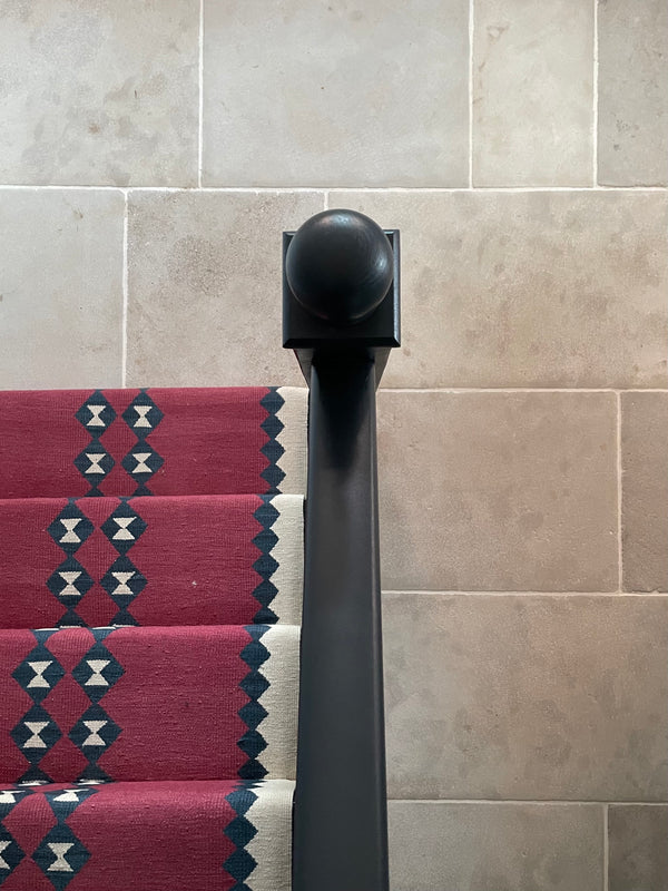 Stair Runner Sophie Cooney Amulet Wool Via Duo Raspberry