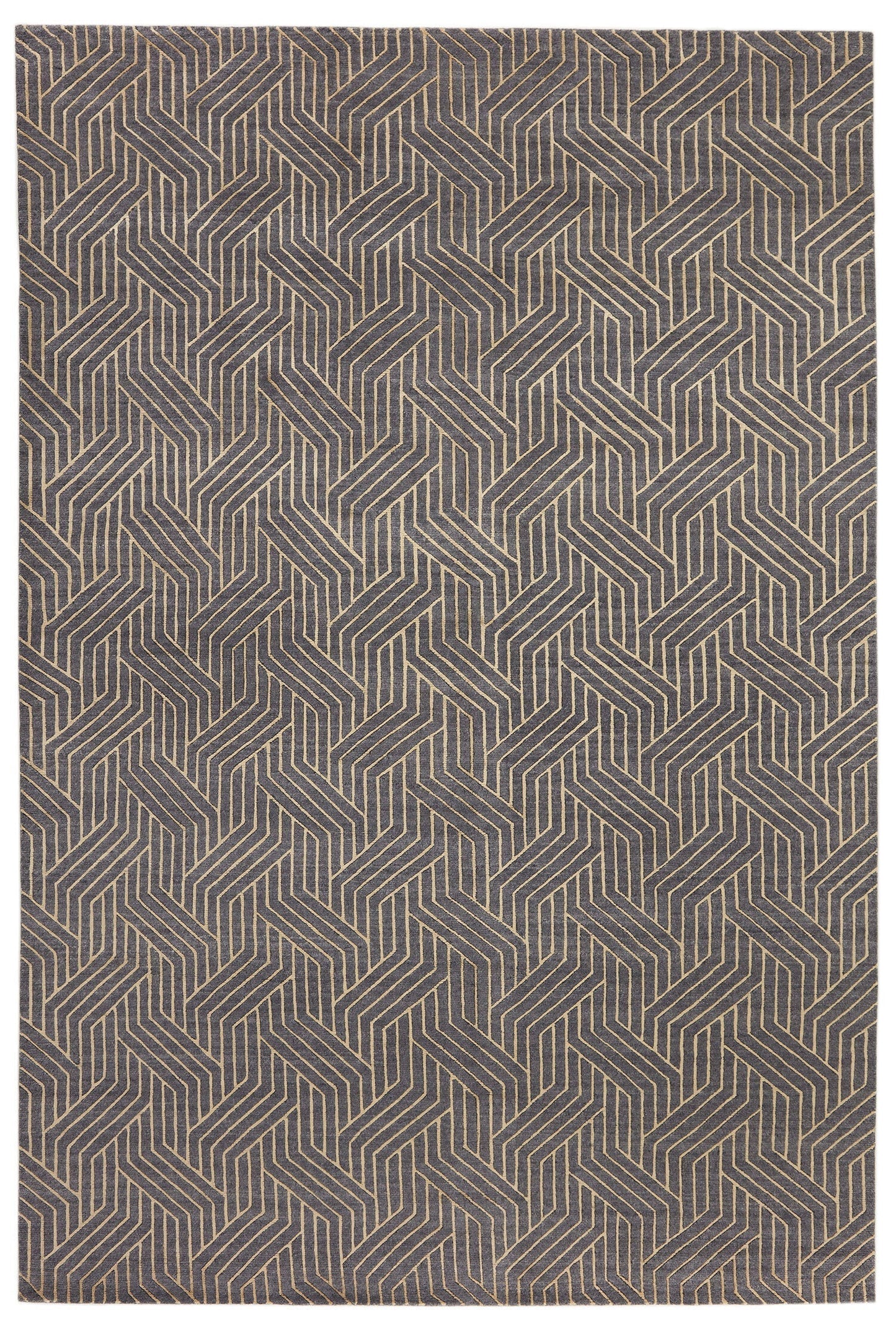 Vloerkleed MOMO Rugs Companion Charcoal Gold Vloerkledenwinkel