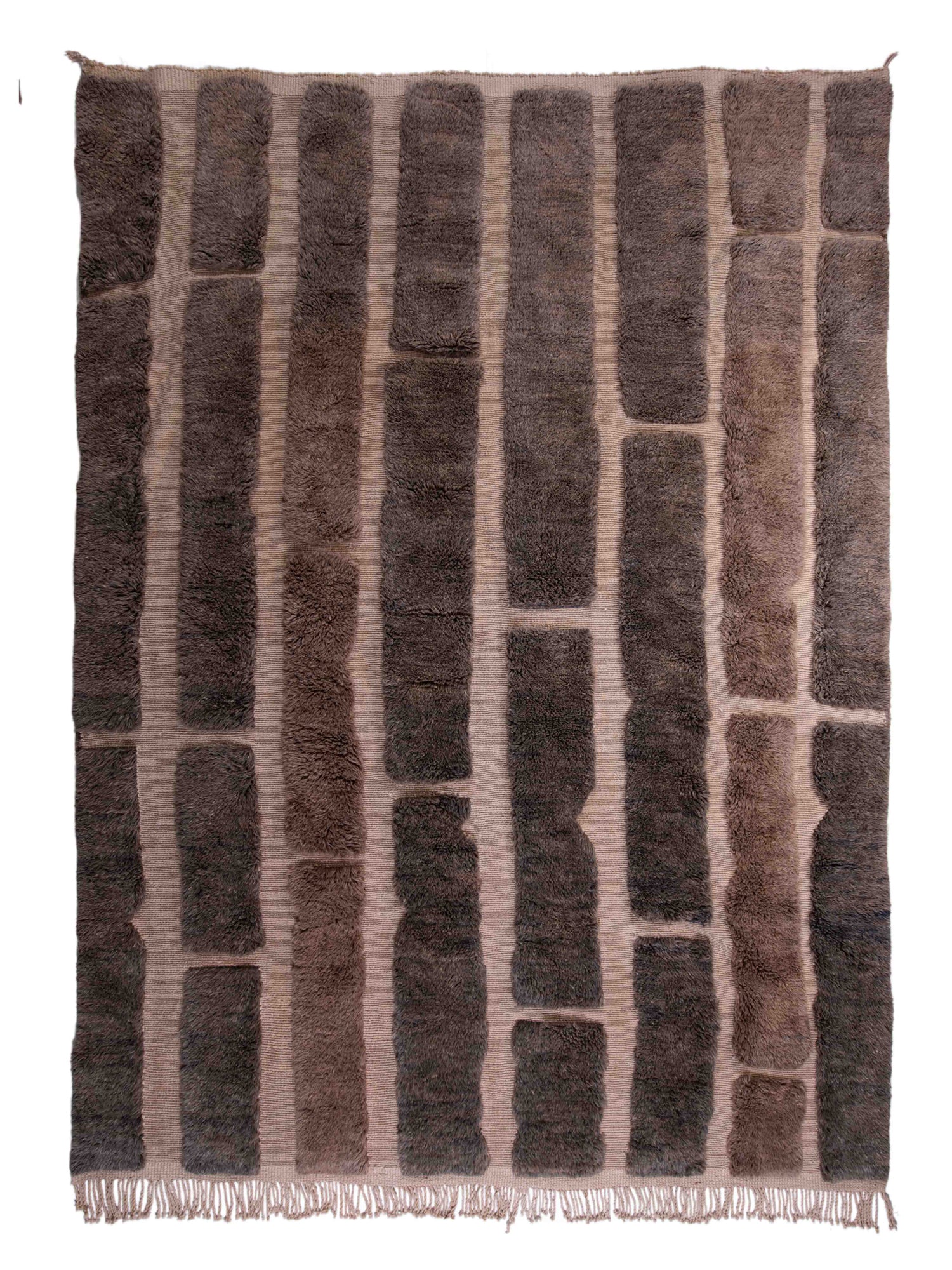 Vloerkleed MOMO Rugs Design Berber Mrirt Blocks MEB-004 Vloerkledenwinkel