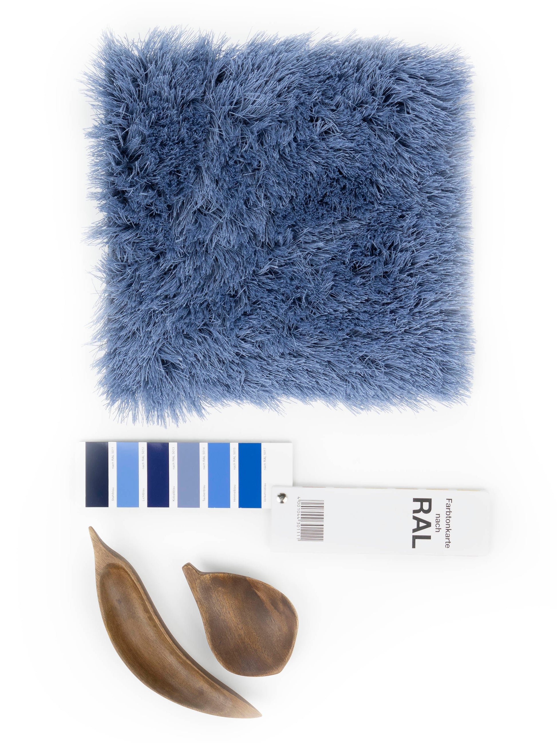 Vloerkleed MOMO Rugs Naturais Bright H/L Steel Blue Vloerkledenwinkel