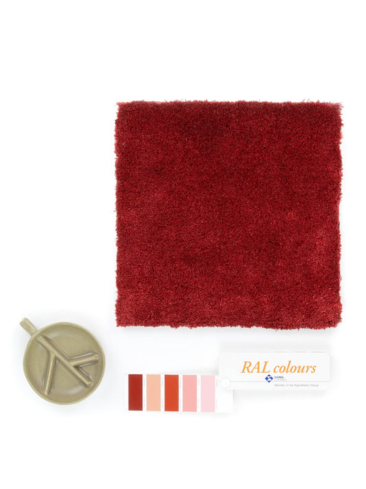 Vloerkleed MOMO Rugs Naturais Flax Royal Red Vloerkledenwinkel