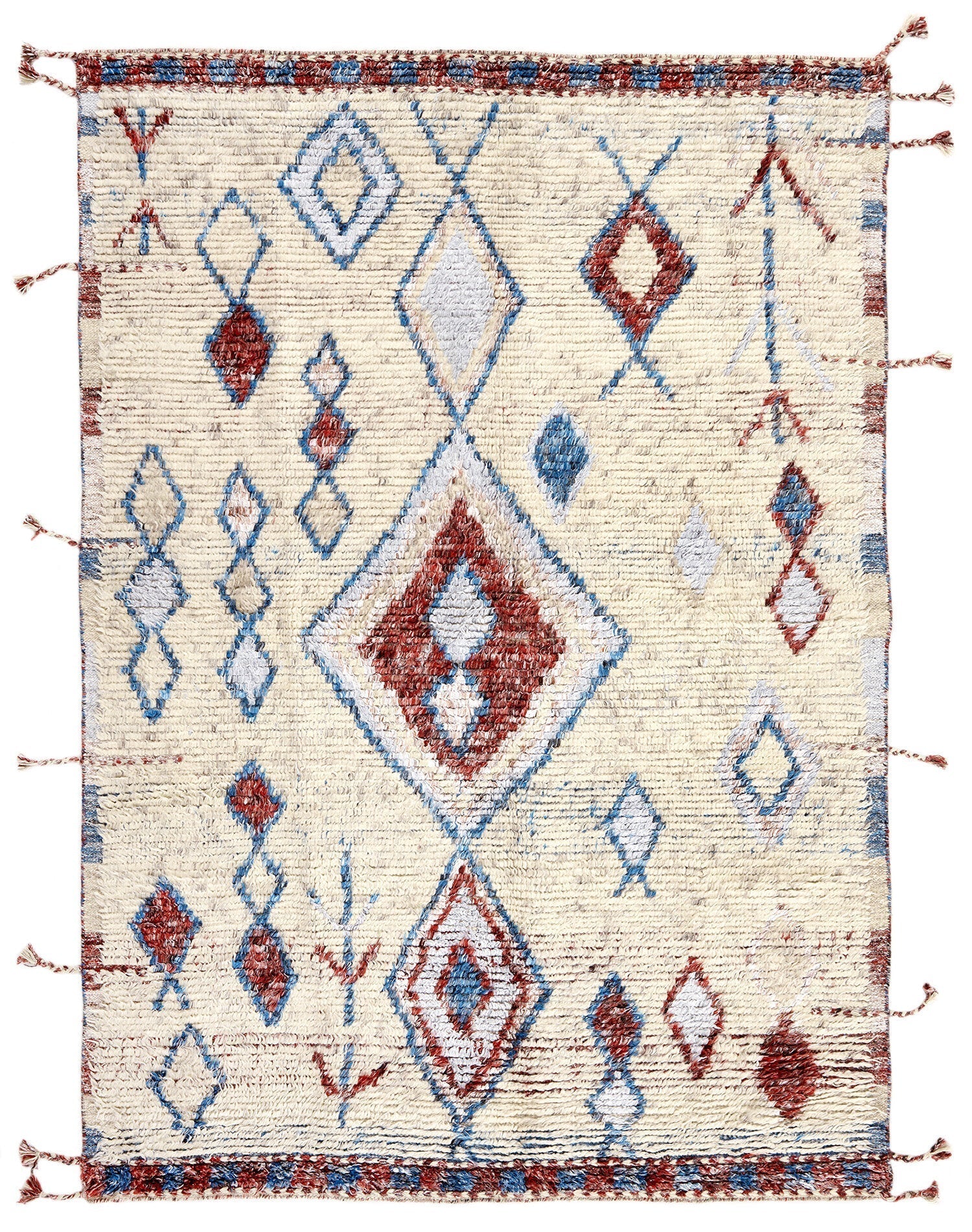 Vloerkleed MOMO Rugs Tribe Ivory Red Vloerkledenwinkel
