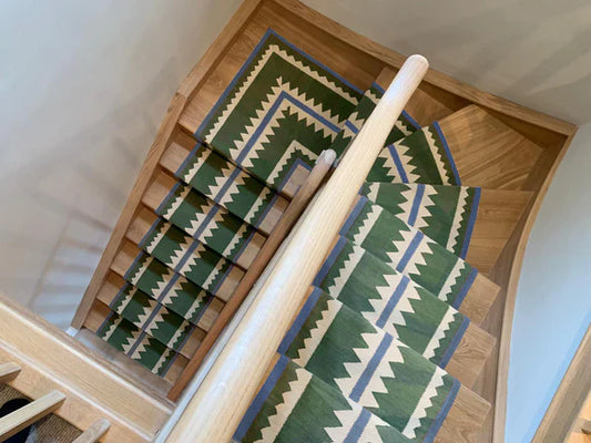 Stair Runner Sophie Cooney Amulet Wool Zurianna Moss Green