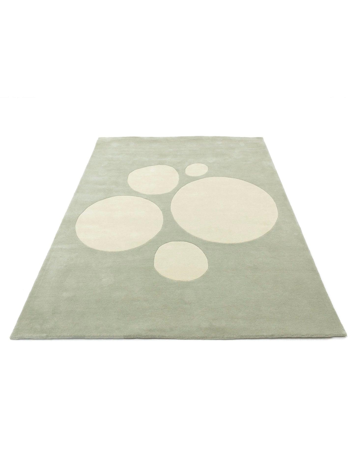 Abstract and refined Bubbles Eucalyptus rug
