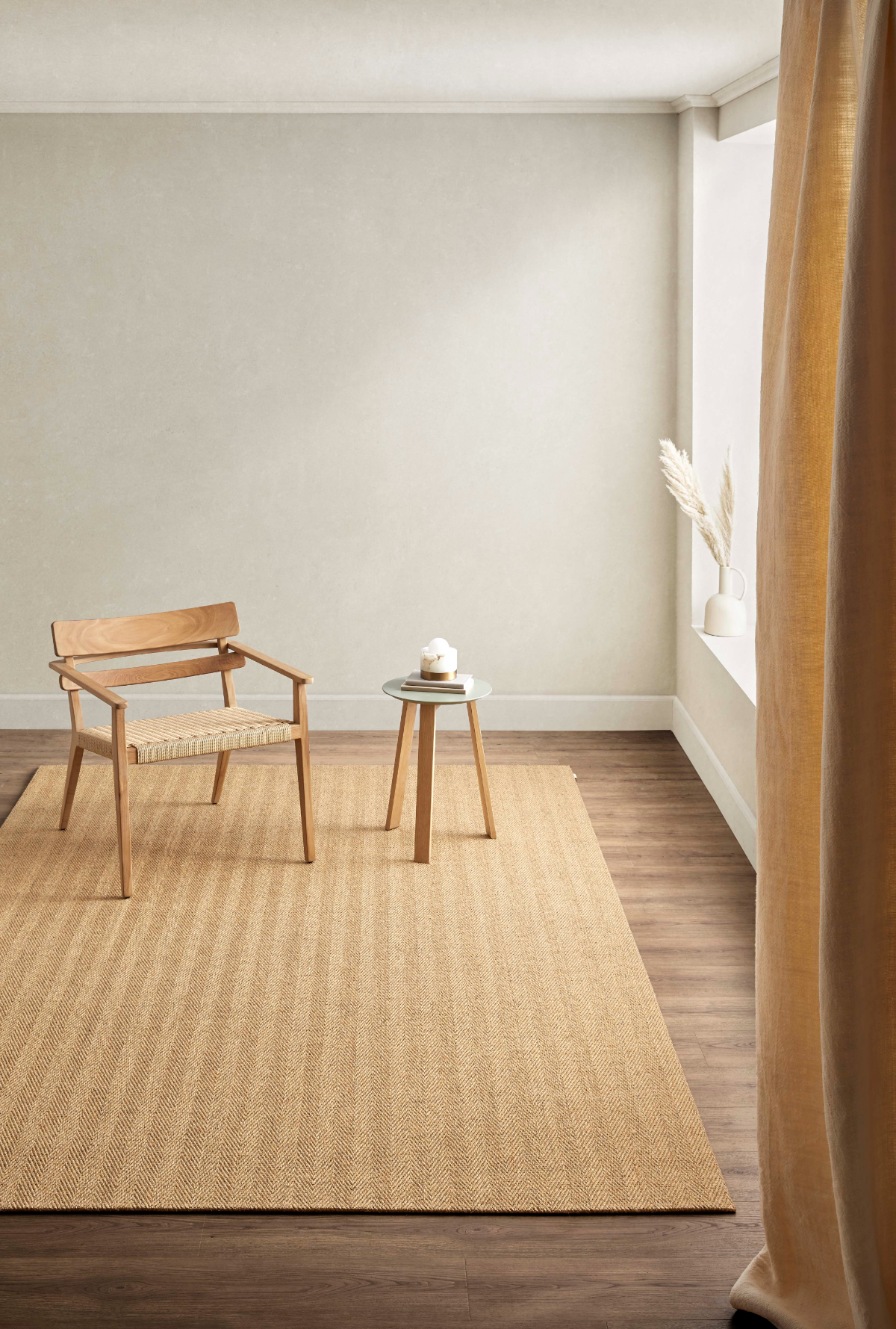 MOMO Rugs Menorca Rug – Handmade Carpet in Sand Color with Natural, Warm Look