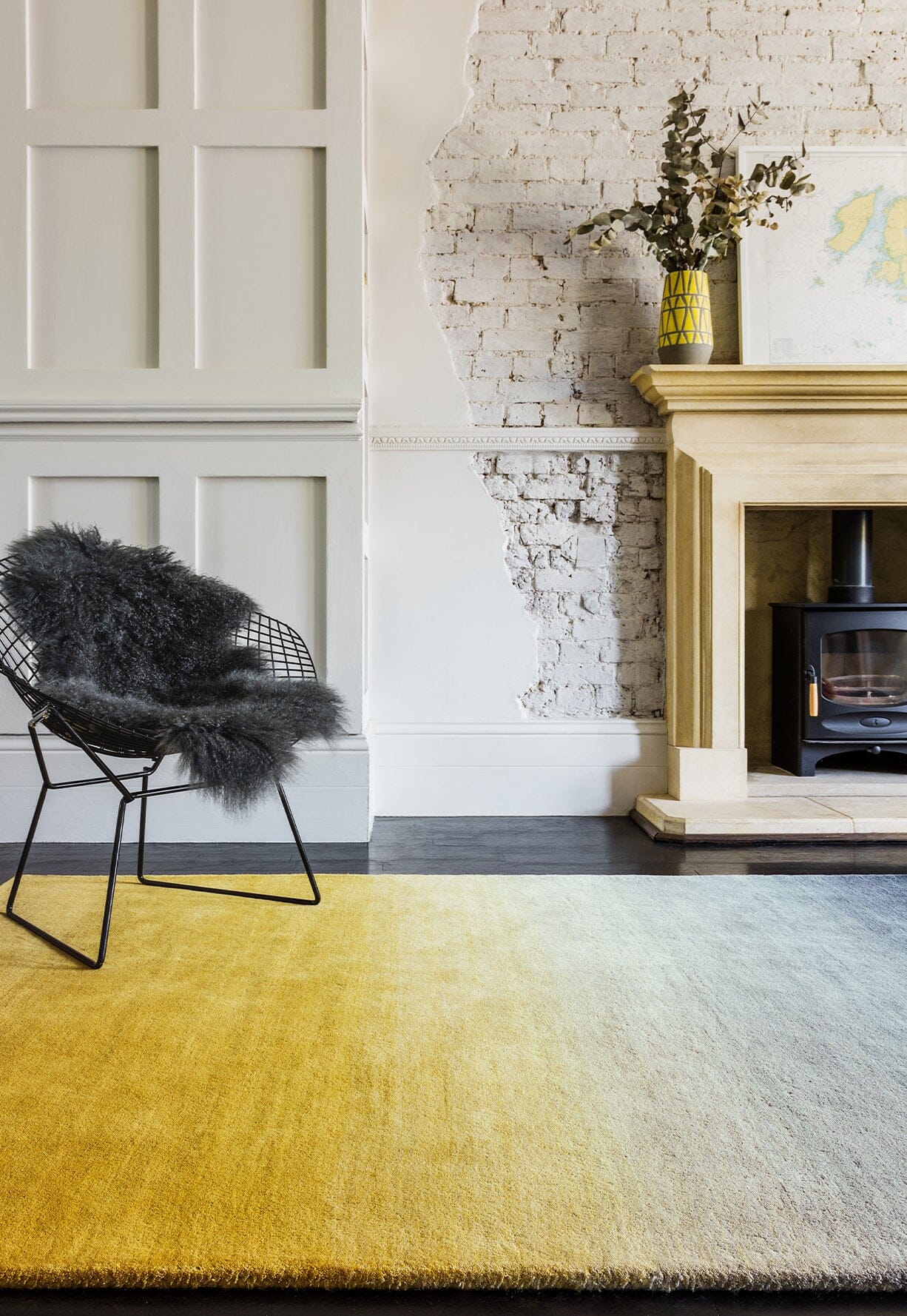 MOMO Rugs Ombre Mustard